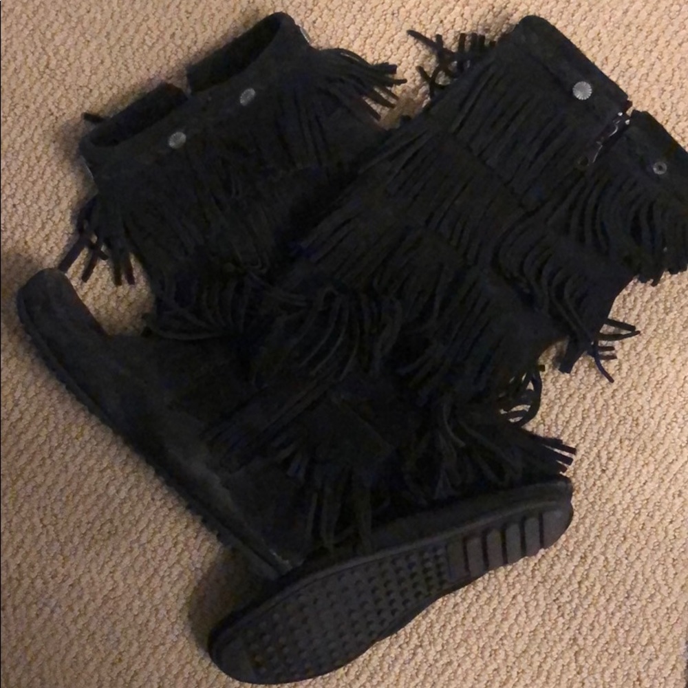 Black boots